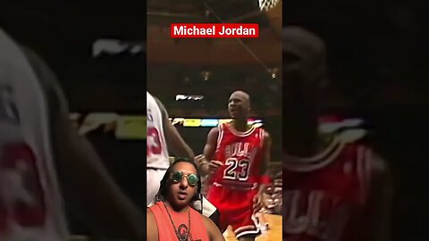 😤Michael Jordan Super Dunk on Patrick Ewing and New York Knicks #michaeljordan #nbaplayoffs