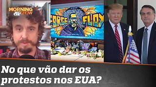 Os protestos nos EUA e a digressão de Denis Burgierman: “Faça como Trump, cancele o Bolsonaro”