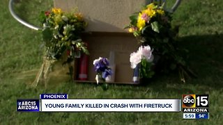 Family killed in crash with Phoenix firetruck remembered