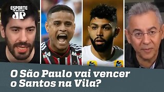 O São Paulo vai vencer o Santos na Vila? Veja DEBATE!