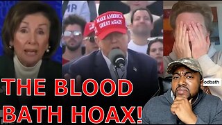 Nancy Pelosi And Democrat NPC's LOSE THEIR MINDS Over Liberal Media Trump 'Bloodbath' Speech HOAX