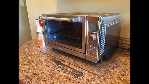 Cuisinart TOB-135N Deluxe Convection Toaster Oven Broiler, Brushed Stainless