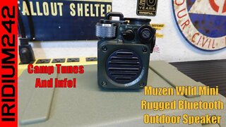 Muzen Wild Mini Rugged Bluetooth Outdoor Speaker