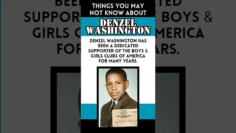 Famous Facts; Denzel Washington gives back. #hero #Hollywood #youtubeshorts