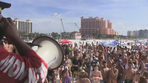 Violent Mob of Sinners vs. Loving & Kind Preachers | Clearwater Beach Spring Break | Kerrigan Skelly