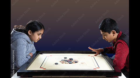 CARROM Challenge With my PaPa