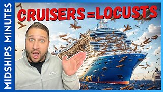 "Cruise Passengers are a SEA OF LOCUSTS" #cruisenews