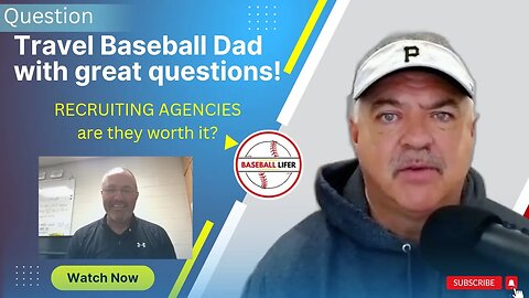 Travel Baseball Dad with great questions! RECRUITING AGENCIES are they worth it? #baseball