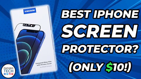 Best iPhone 12 Screen Protector? | KiwiHome Tempered Glass Screen Protector | Featured Tech (2022)