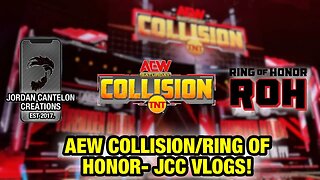 I WENT TO AN AEW EVENT AND THIS HAPPENED (shocking...) 😳👀 AEW Collision and ROH Vlog!! #aewcollision