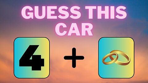 Guess the CAR name by Emoji