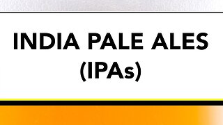 India Pale Ales (IPAs) - Segment