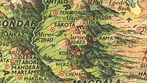 Israel Found on Abyssinian Map