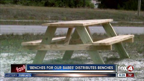 More benches distributed to school bus stops in Cape Coral over the weekend
