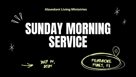 Whose report do you believe? | 7-14-24 | Sunday Morning Service