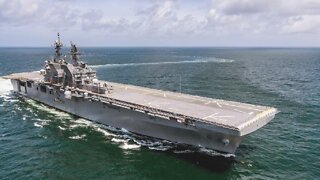 U.S. Navy’s newest amphibious assault ship, USS Tripoli (LHA 7) Video Tour
