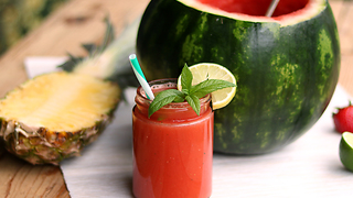 Fruity summer watermelon cocktail recipe