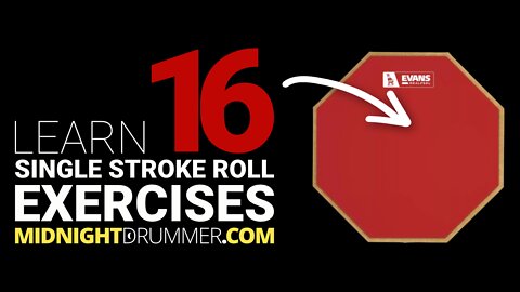 16+ [EASY] Single Stroke Roll Exercises