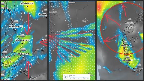 Vädermodifikation: 3st onaturliga molnformationer två dagar i rad.