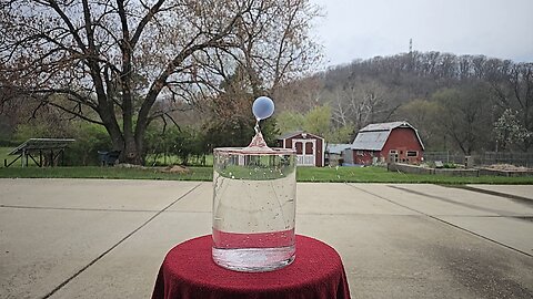 Slow Motion Ping Pong Ball Drop / Splash