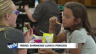 Some school districts slash lunch periods to increase instruction time