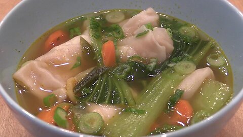 Homemade Wonton Soup - A Challenge from SurfinSapo