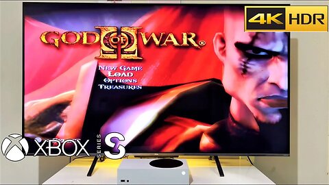 GOD OF WAR 2 - Teste no (Xbox Series S) Gameplay [TV 4K Qled HDR] 60FPS