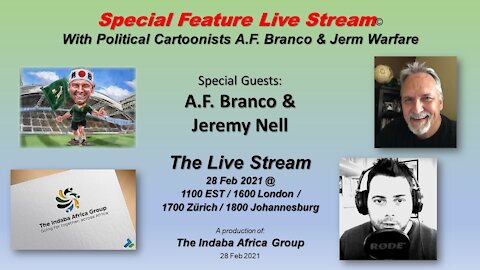 Special Feature with Political Cartoonists AF Branco & Jeremy Nell