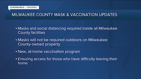 Masks still required in Milwaukee County facilities, property: Updated guidance