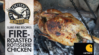 Fire-Roasted Rotisserie Chicken with The Outdoors Chef