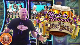 🍺 NEW SLOT! 🍺 Double Heidi & Hannah Hits! 👧 Bier Haus JACKPOT WINS! | Raja Slots