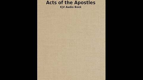 Acts - Ch 1 - KJV