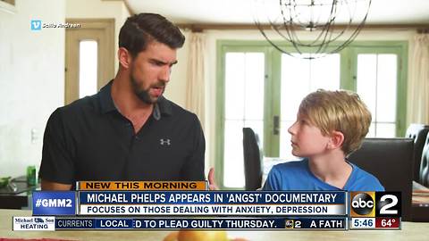 Michael Phelps appears in 'Angst' documentary