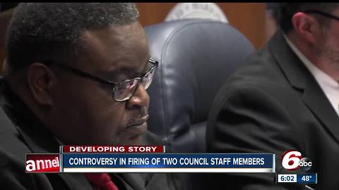 City-County Council president fires two employees ahead of removal vote
