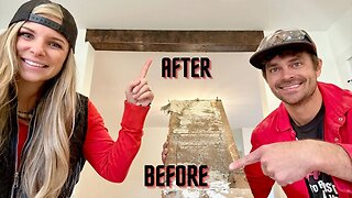 Turning An Old Shiplap Board Into A Faux Beam | 2023 Honey Harvest Ep: 63