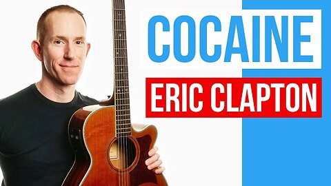 Cocaine ★ Eric Clapton ★ Guitar Lesson Acoustic Tutorial [with PDF]