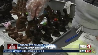 Is there chocolate in your chocolate bunny?