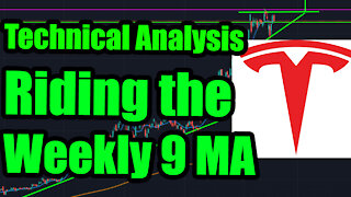 Tesla Stock Long Term Price Today Riding Weekly 9 MA Technical Analysis