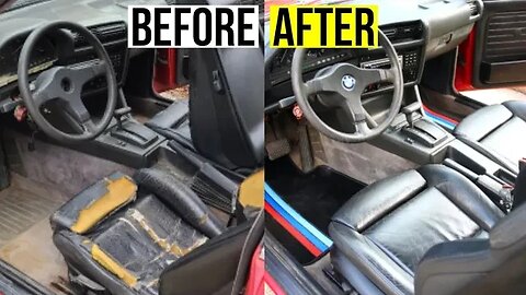 Here's How I Made The Interior of My 30 Year Old BMW E30 Look New Again