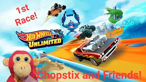 Chopstix and Friends! Hot Wheels unlimited: the 1st race with BONUS TRACKS! #hotwheels