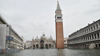 Most Of Venice Is Under Water After Strong Storms Hit Italy