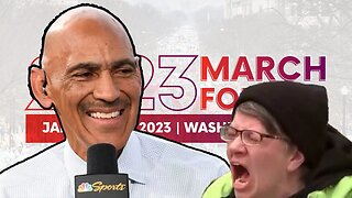NBC Sports' Tony Dungy dubbed Right Wing Extremist by Woke media for attending March For Life rally!