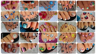 25 Toenail Art Designs Compilation ♥