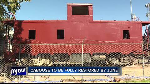 Caboose gets new life during restoration project