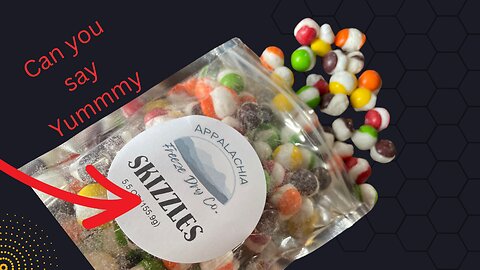 Crunchy Skizzles candy. The New Candy Sensation!