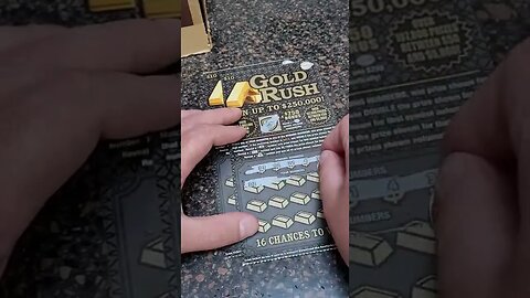 $10 Gold Rush Lotto Ticket Scratch Offs
