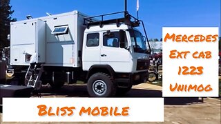 Beautiful overland camper | Mercedes 1223 extended | luxury Unimog