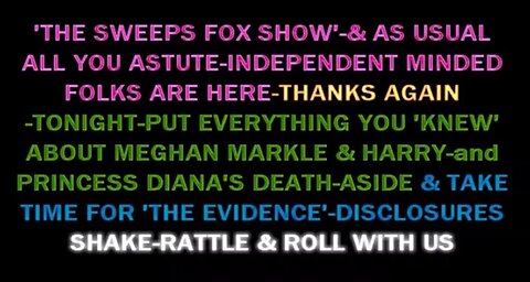 MEGHAN MARKLE-PRINCE HARRY-PRINCESS 'DI'S DEATH-NEW FACTS-EVIDENCE-REPORTS-TELLING IT ALL