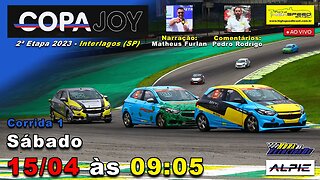 COPA JOY CHEVROLET | Corrida 1 | 2ª Etapa 2023 | Interlagos (SP) | Ao Vivo