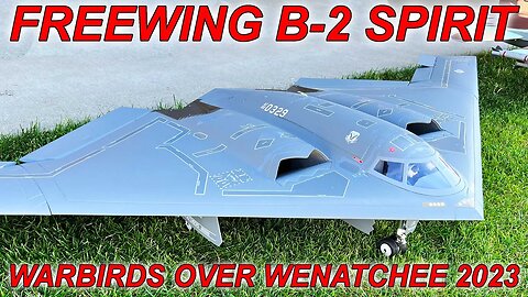Robert's Freewing B-2 Spirit Bomber Twin 70mm EDF Jet WARBIRDS OVER WENATCHEE 2023 @MotionRC
